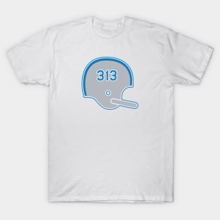 Detroit Lions 313 Helmet T-Shirt